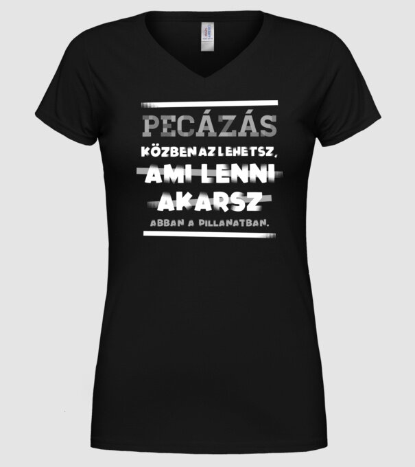  minta fekete pólón