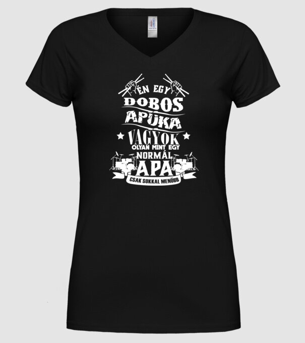  minta fekete pólón