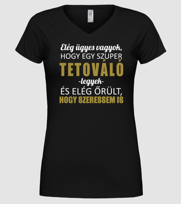  minta fekete pólón