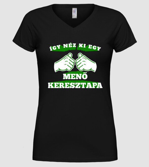  minta fekete pólón