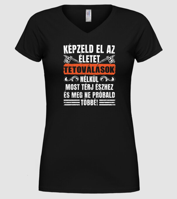  minta fekete pólón