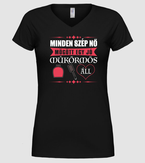  minta fekete pólón