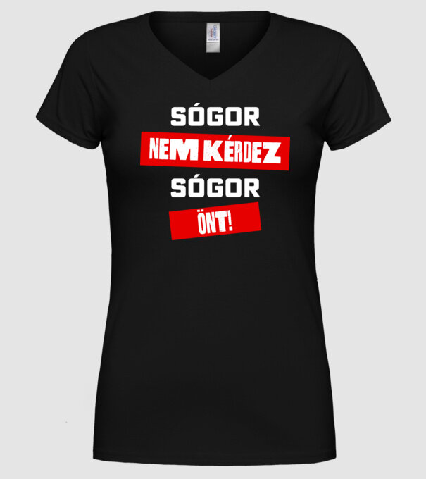  minta fekete pólón