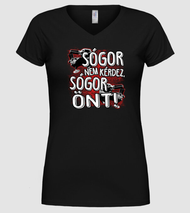  minta fekete pólón