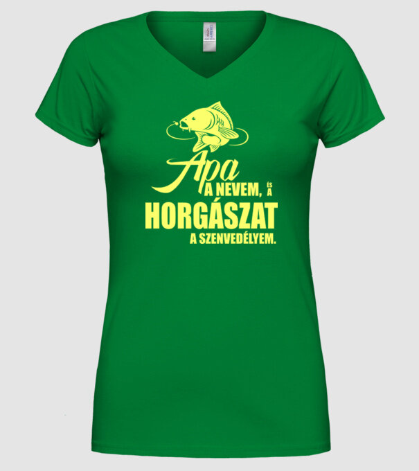  minta zöld pólón