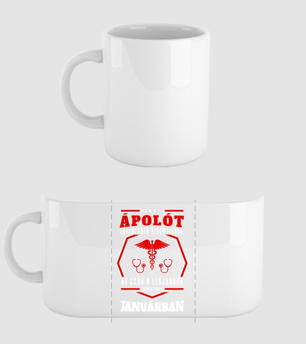  minta fehér pólón