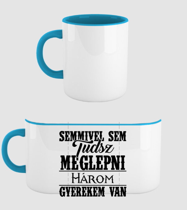  minta világoskék pólón