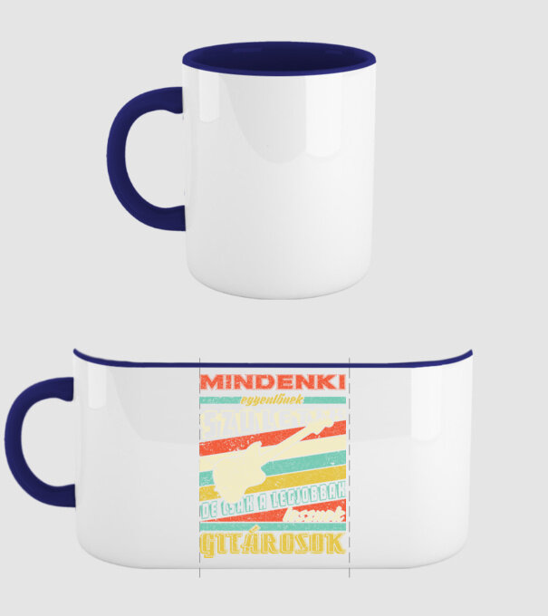  minta sötétkék pólón