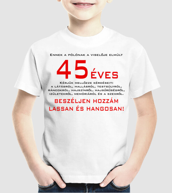  minta fehér pólón