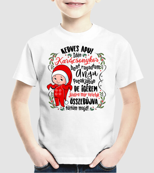  minta fehér pólón