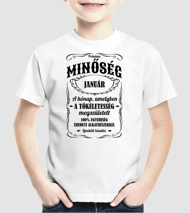  minta fehér pólón