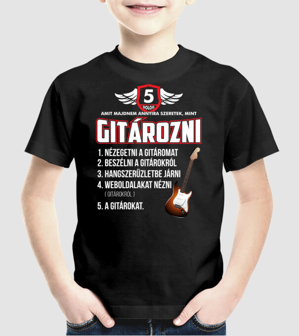  minta fekete pólón