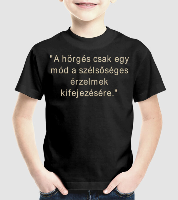  minta fekete pólón