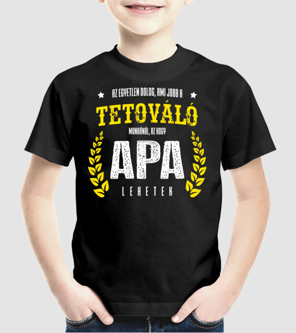  minta fekete pólón