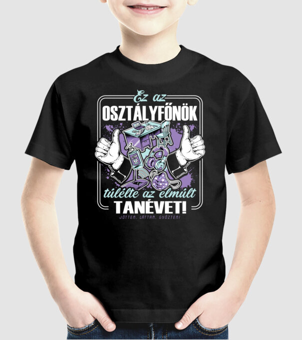  minta fekete pólón