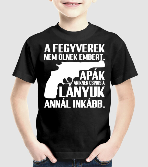  minta fekete pólón