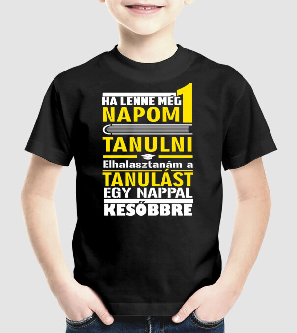  minta fekete pólón