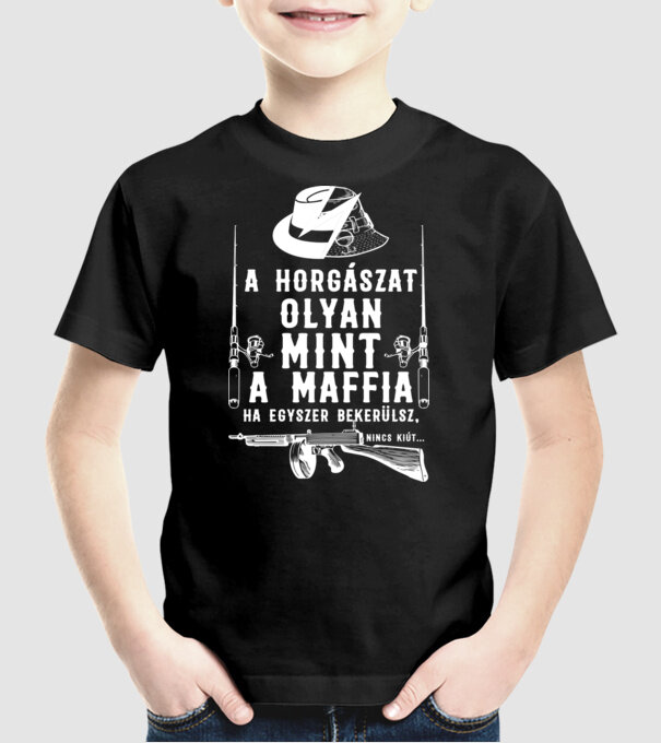  minta fekete pólón