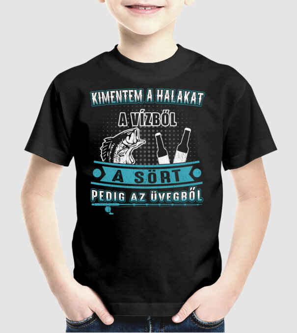  minta fekete pólón