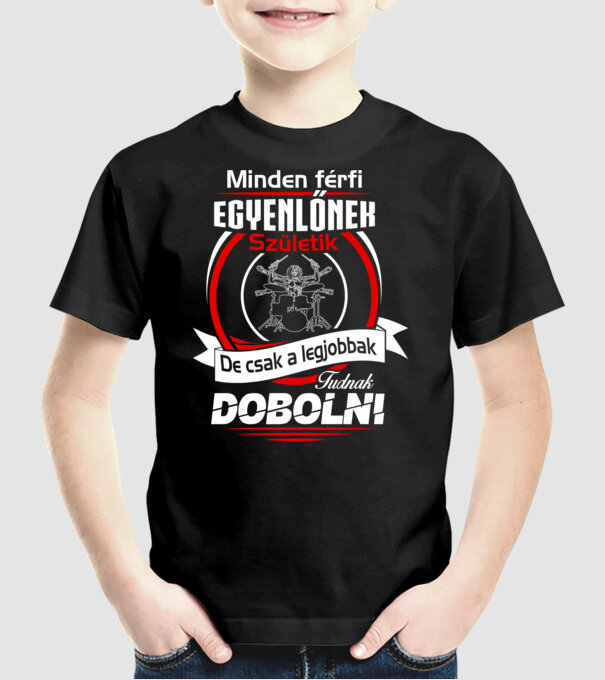  minta fekete pólón