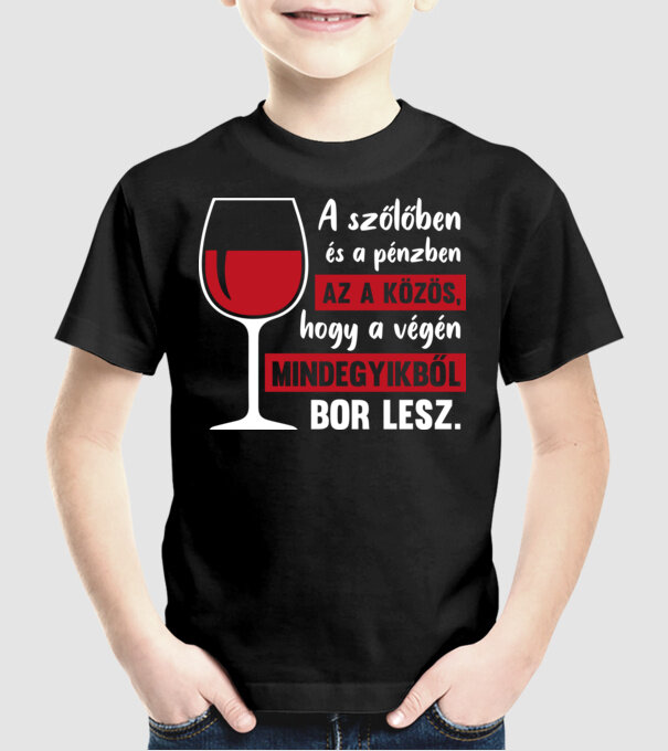  minta fekete pólón