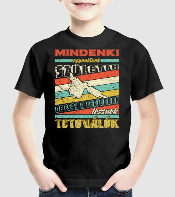  minta fekete pólón