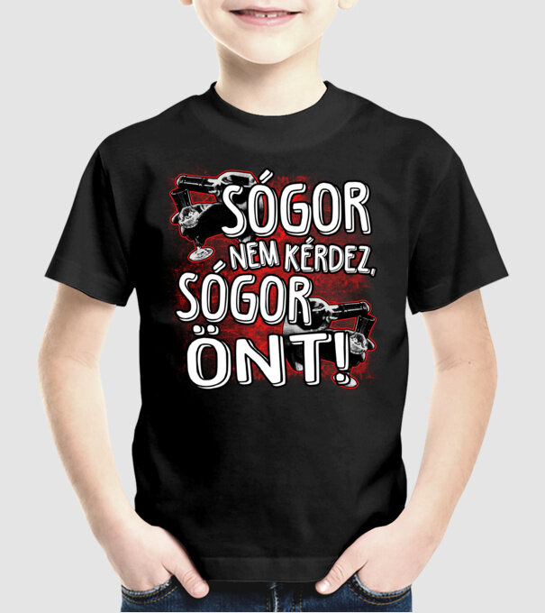  minta fekete pólón