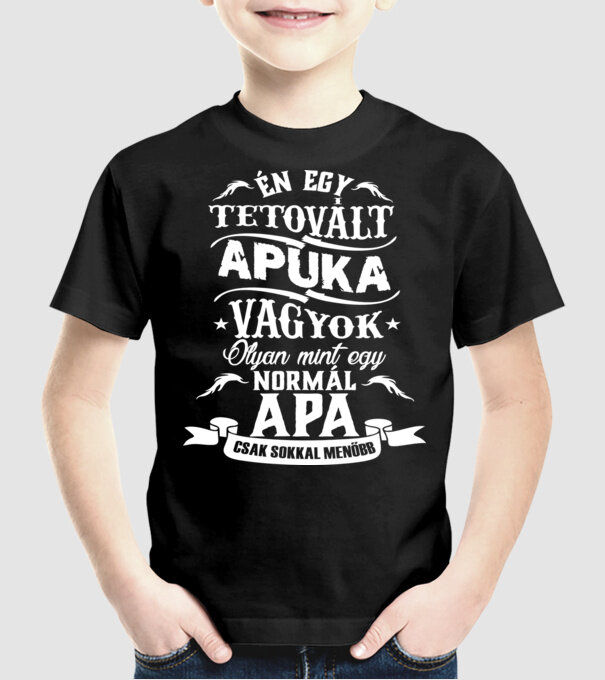  minta fekete pólón