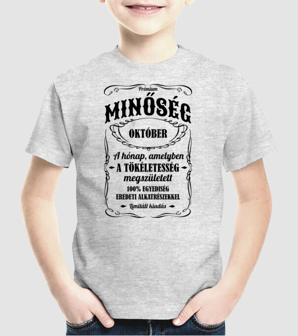  minta szürke pólón