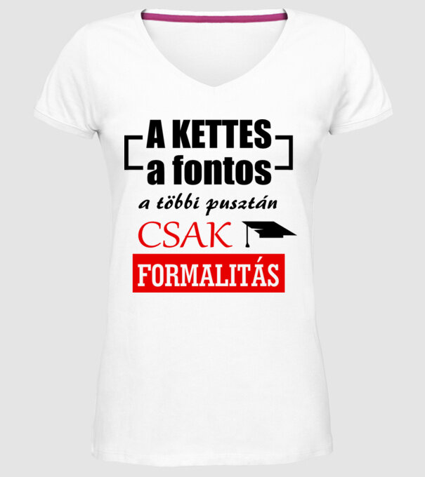  minta fehér pólón