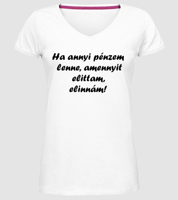  minta fehér pólón