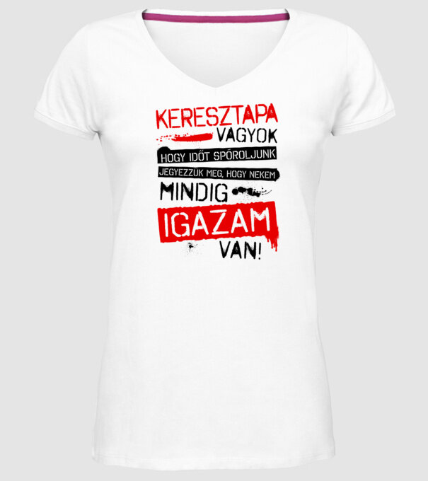  minta fehér pólón