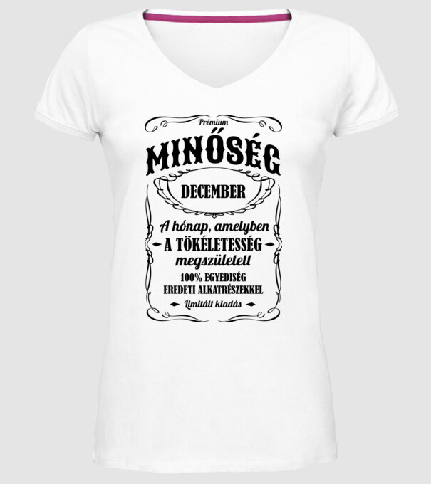  minta fehér pólón