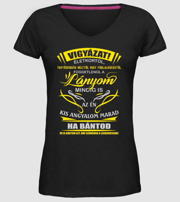  minta fekete pólón