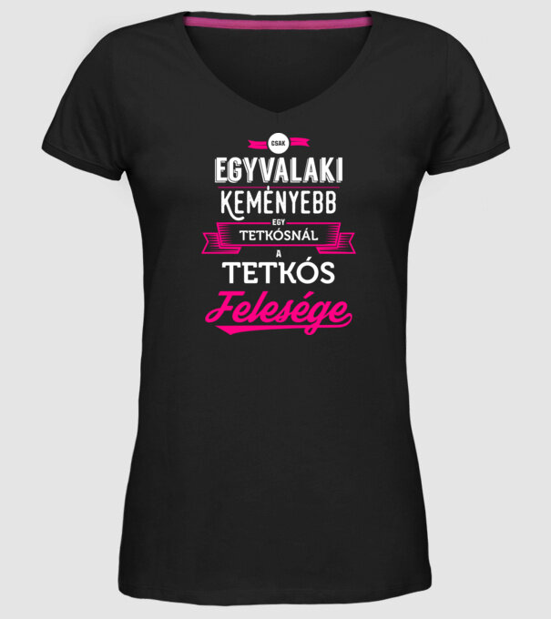  minta fekete pólón