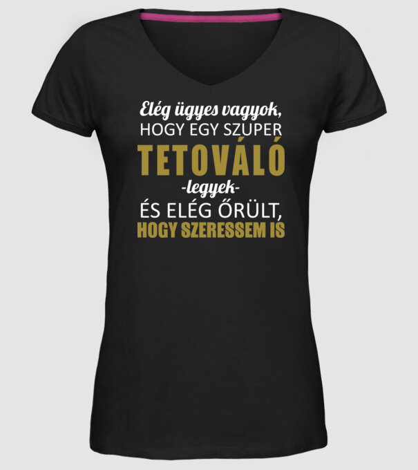  minta fekete pólón