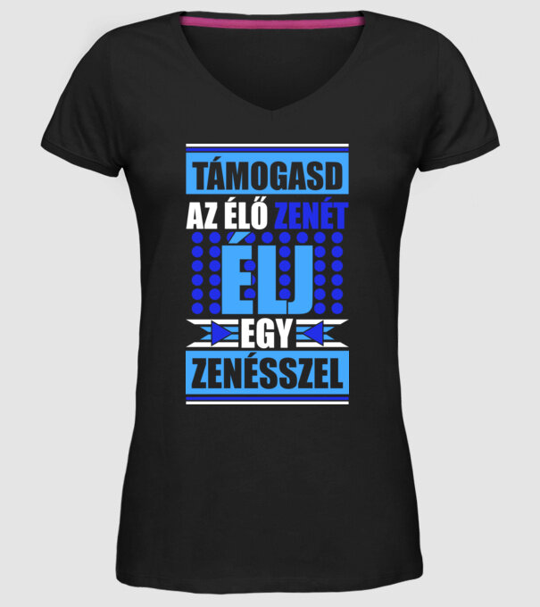  minta fekete pólón