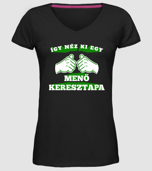  minta fekete pólón