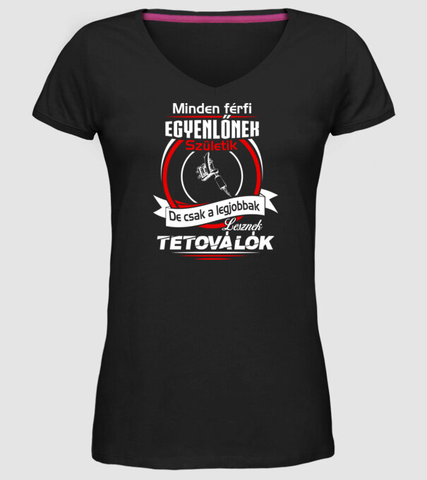  minta fekete pólón