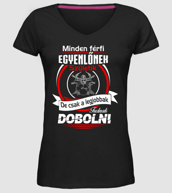  minta fekete pólón