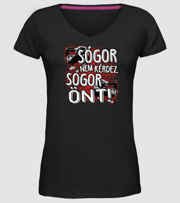  minta fekete pólón