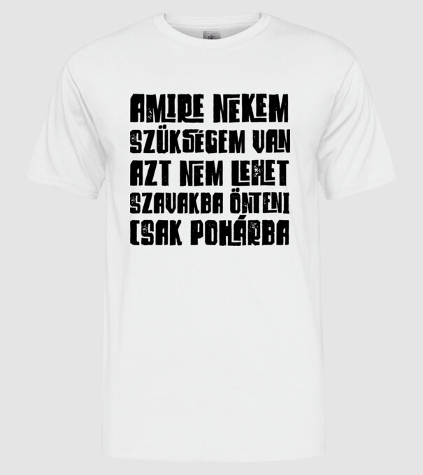  minta fehér pólón