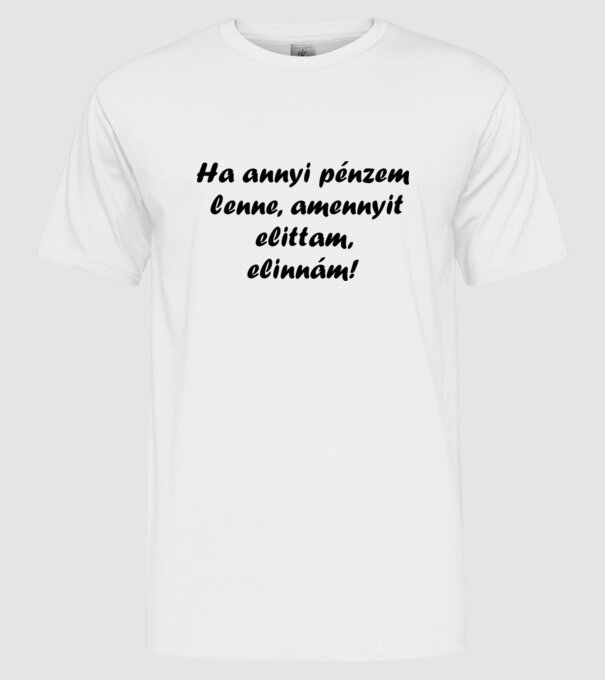  minta fehér pólón
