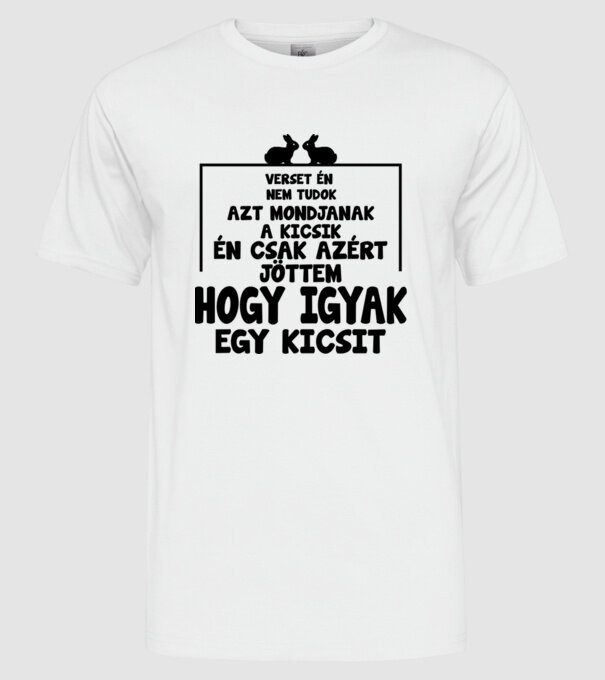  minta fehér pólón
