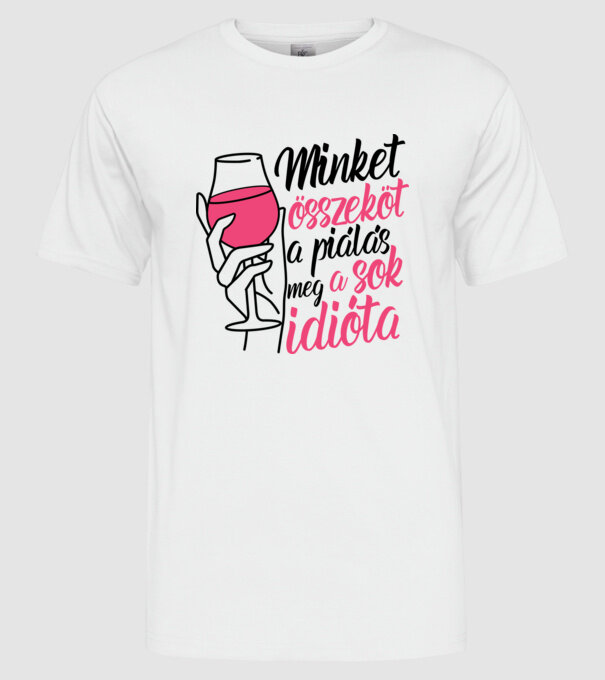  minta fehér pólón