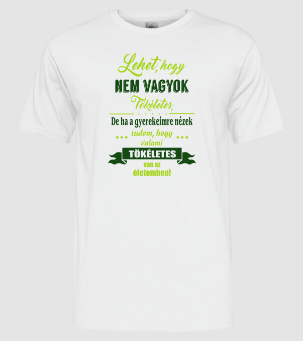  minta fehér pólón