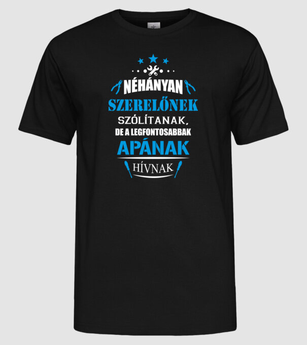  minta fekete pólón