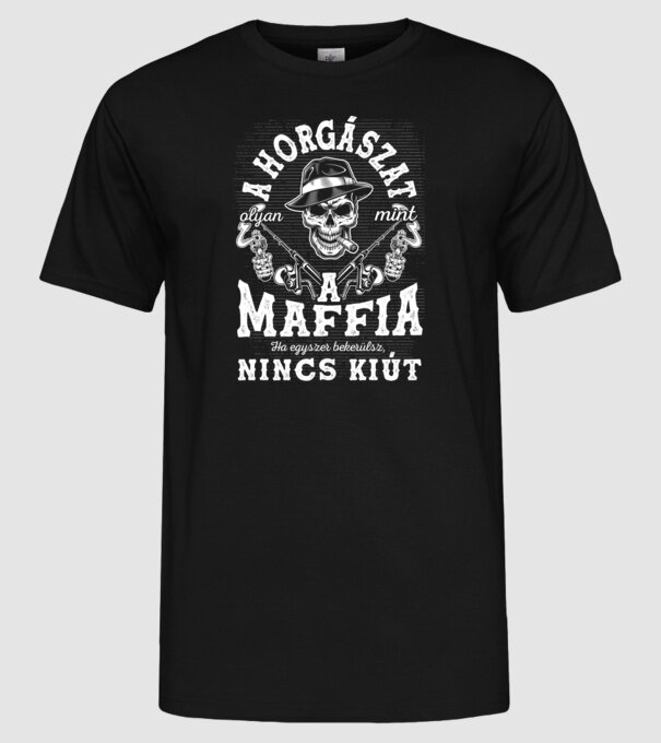  minta fekete pólón