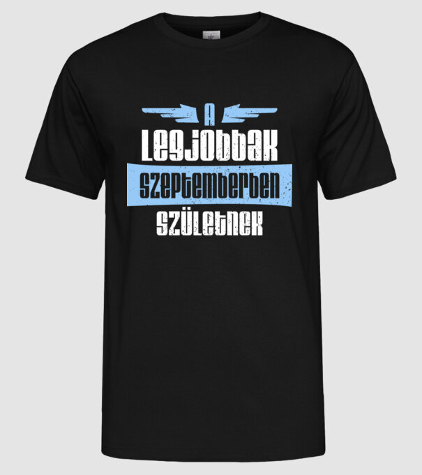  minta fekete pólón