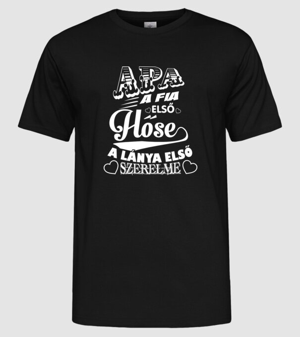  minta fekete pólón